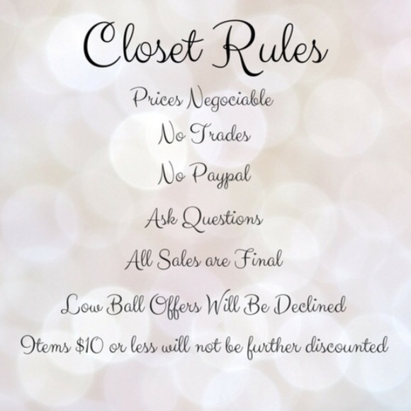 Closet Rules - Picture 1 of 1
